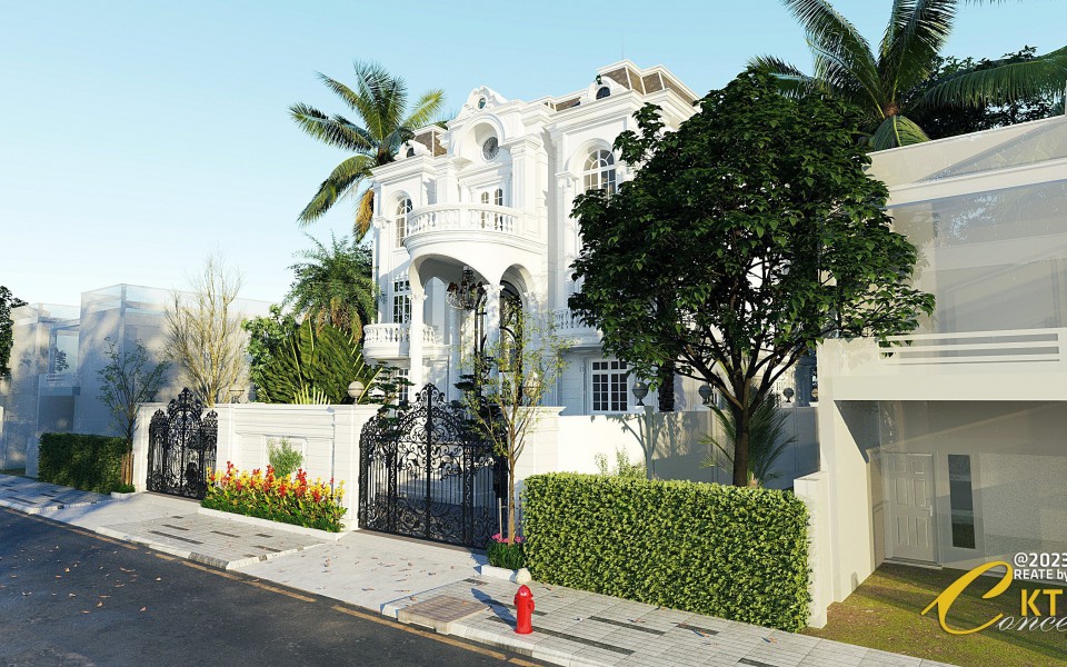 WHITE VILLA - Thiết Kế Kiến Trúc - Nội Thất